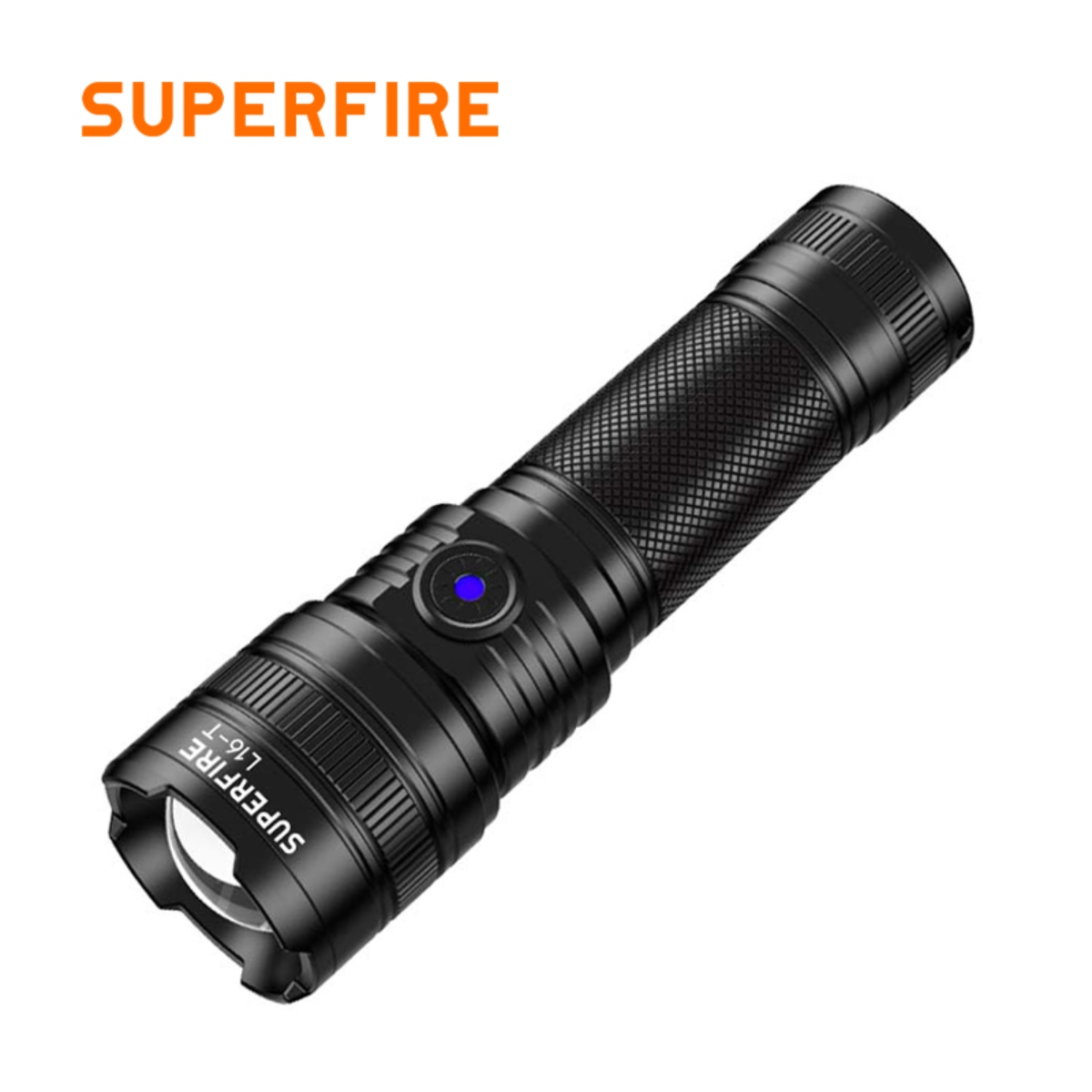 SUPERFIRE L16-X/L16-T/L16-H Rechargeable Telescopic Flashlight