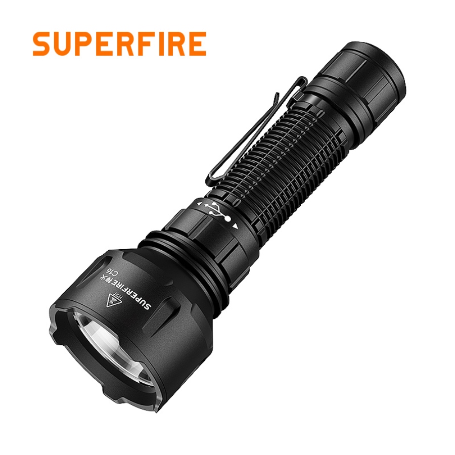 SUPERFIRE C16 2700LM Long-Range LED Flashlight