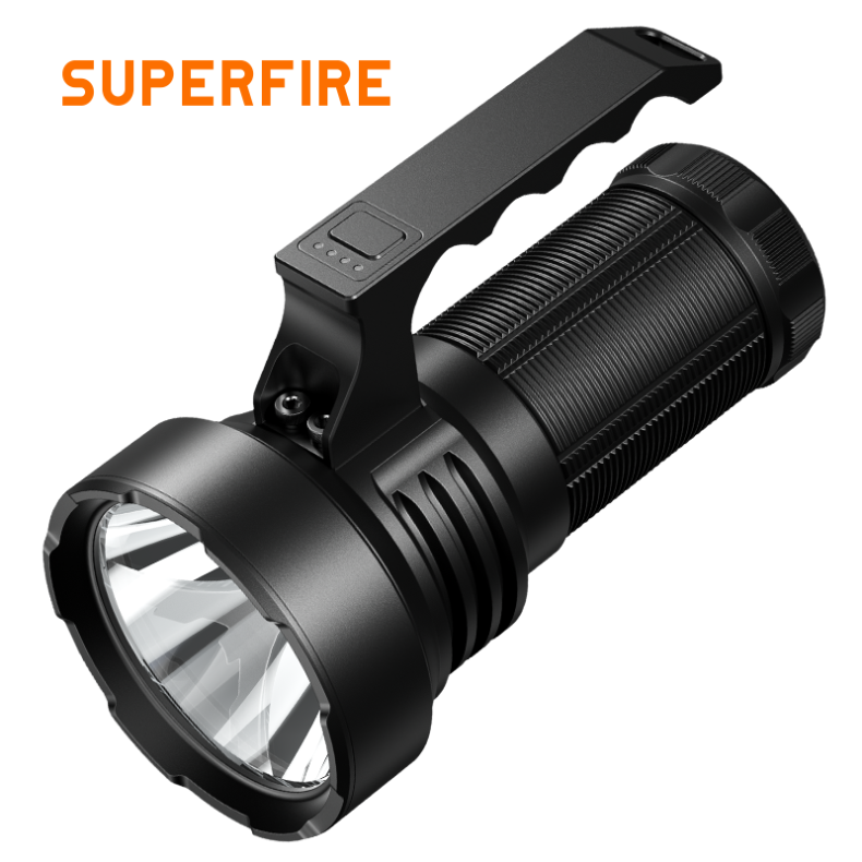 SUPERFIRE L20 60W High-Intensity Searchlight - 5000 Lumens, 600m Beam Range