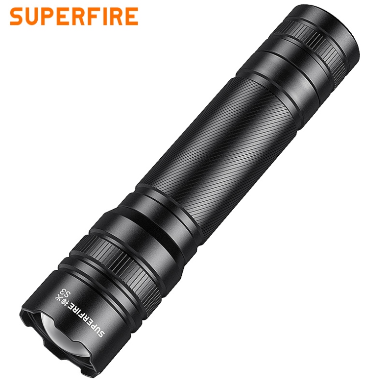 SUPERFIRE S3 Zoomable LED Flashlight